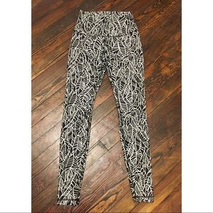 Lululemon - Pretty Palm Wunder Unders High Rise